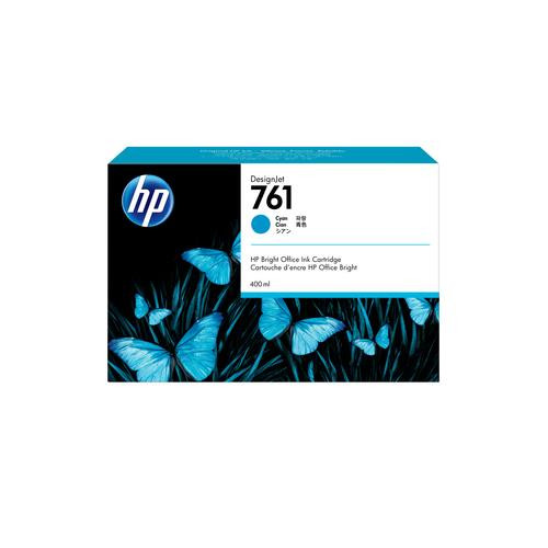 HP 761 cartouche d'encre DesignJet cyan, 400 ml - CM994A