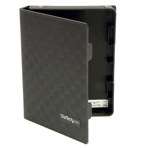 StarTech.com Boîte de Protection Antistatique pour Disque Dur 2.5 pouces - Noir - 3 Pièces - HDDCASE25BK