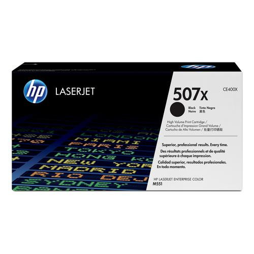 HP 507X toner LaserJet noir grande capacité authentique - CE400X