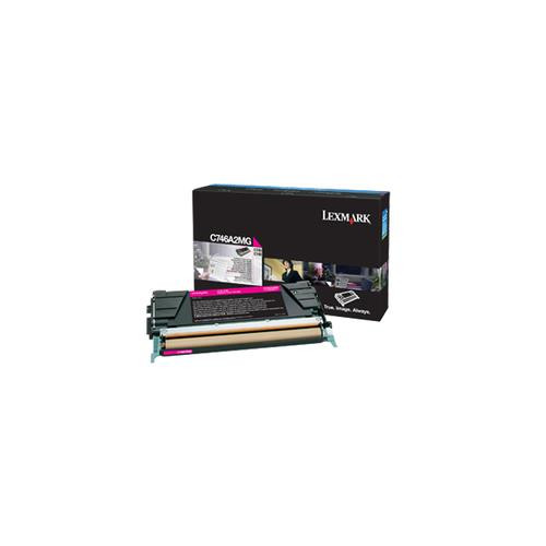 Lexmark  Cartouche de toner 1 pièce(s) Original Magenta - C746A2MG