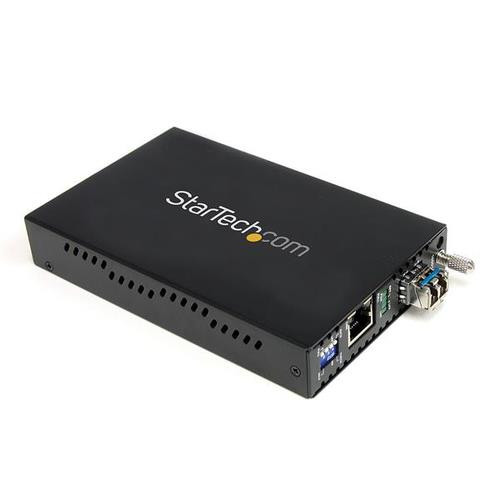 StarTech.com Convertisseur Ethernet Gigabit sur Fibre Optique MonoMode LC - 1000Mb/s - 40km - ET1000S40LC2