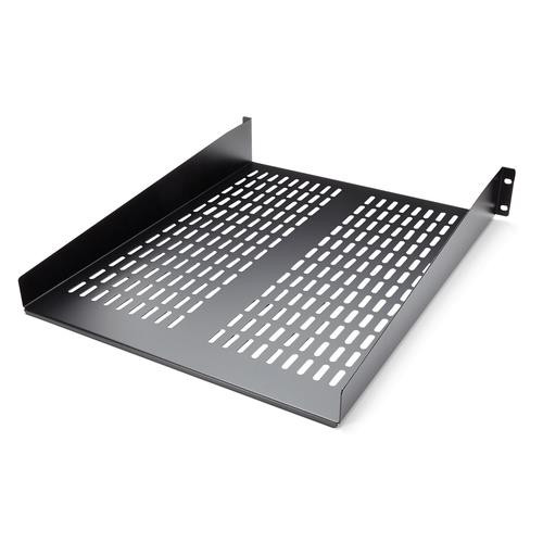 StarTech.com Etagère ventilée montée en rack 2U 22 pouces - Etagère d'armoire serveur fixe - 22 kg - CABSHELF22V