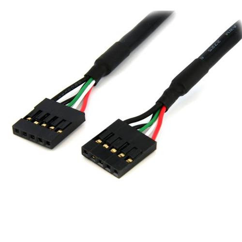 StarTech.com Câble adaptateur interne de carte mère 60 cm 5 broches USB IDC F/F - USBINT5PIN24