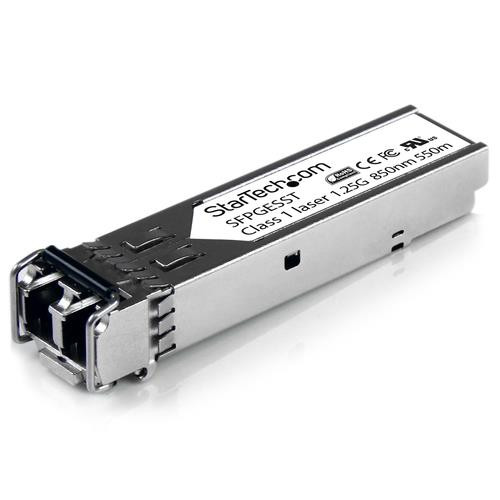 StarTech.com Module SFP GBIC compatible Cisco SFP-GE-S - Transceiver Mini GBIC 1000BASE-SX - SFPGESST