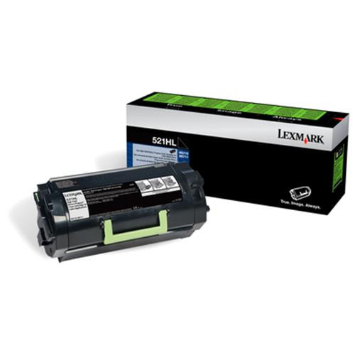 Lexmark 521HL Cartouche de toner 1 pièce(s) Original Noir - 52D1H0L
