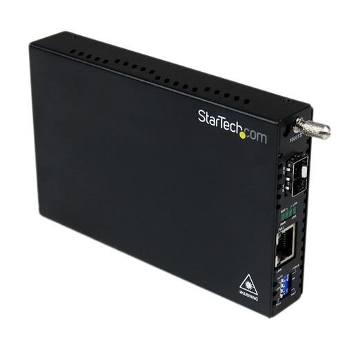 StarTech.com Convertisseur RJ45 Gigabit Ethernet sur Fibre Optique avec SFP Ouvert - 1000Mbps - ET91000SFP2