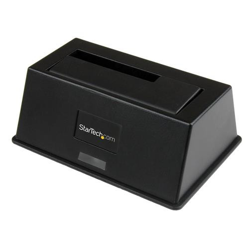 StarTech.com Station d'Accueil pour Disque Dur USB 3.0 à SATA à Baie Unique, Dock pour Disque Dur USB 3.0 (5 Gbps), Dock pour HDD/SSD Externe 2,5/3,5" SATA I/II/III, Baie pour Disque Dur à Chargement par le Haut - SDOCKU33BV