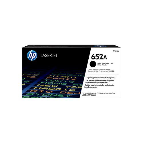 HP 652A toner noir LaserJet authentique - CF320A