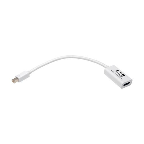 Tripp Lite  câble vidéo et adaptateur 0,1524 m Mini DisplayPort HDMI Blanc - P137-06N-HD-UHD