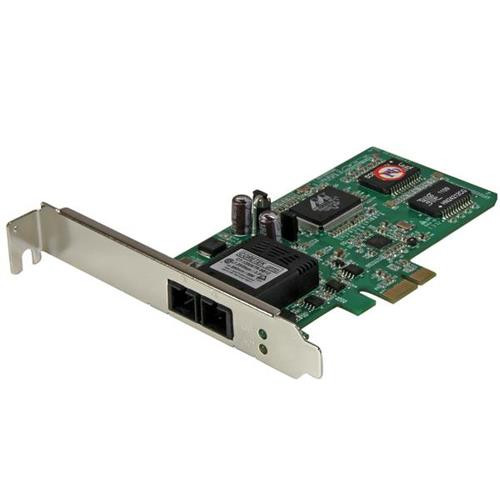 StarTech.com Carte réseau PCI Express à 1 port fibre optique Gigabit Ethernet Multimode SC - Adaptateur NIC PCIe - 550m - PEX1000MMSC2