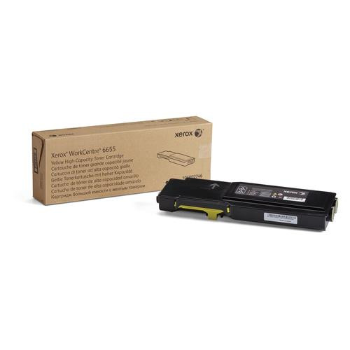 Xerox Cartouche de toner Jaune de Grande capacité WorkCentre® 6655​/​6655i (7500 pages) - - 106R02746