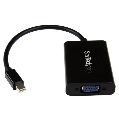StarTech.com Adaptateur vidéo Mini DisplayPort vers VGA avec audio - M/F - 1920x1200 / 1080p - Noir - MDP2VGAA
