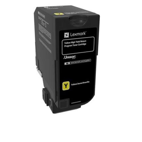 Lexmark  Cartouche de toner 1 pièce(s) Original Jaune - 74C1HY0