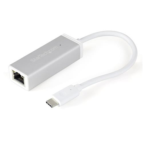 StarTech.com Adaptateur réseau USB-C vers RJ45 Gigabit Ethernet - M/F - Argent - US1GC30A
