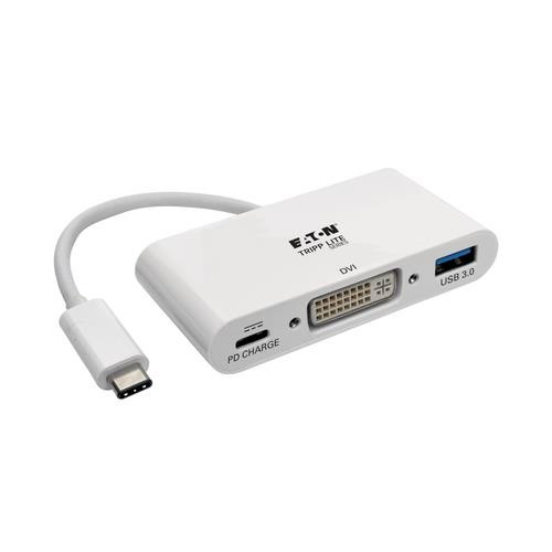 Tripp Lite  station d'accueil USB 3.2 Gen 1 (3.1 Gen 1) Type-C Blanc - U444-06N-DU-C
