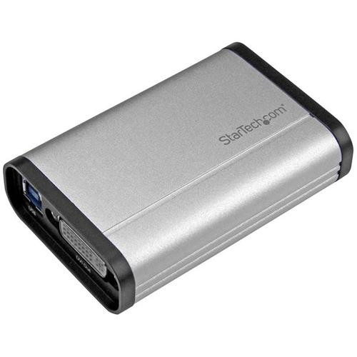 StarTech.com Boîtier d'acquisition vidéo DVI haute performance par USB 3.0 - 1080p 60 fps - Aluminium - USB32DVCAPRO