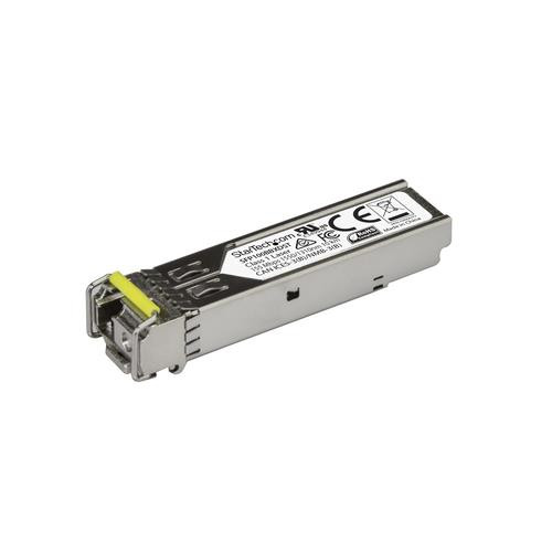 StarTech.com Module de transceiver SFP 100BASE-BX fibre optique 100 Mb/s (Charge descendante) - Conforme aux normes MSA - Monomode LC - 10 km - SFP100BBXDST