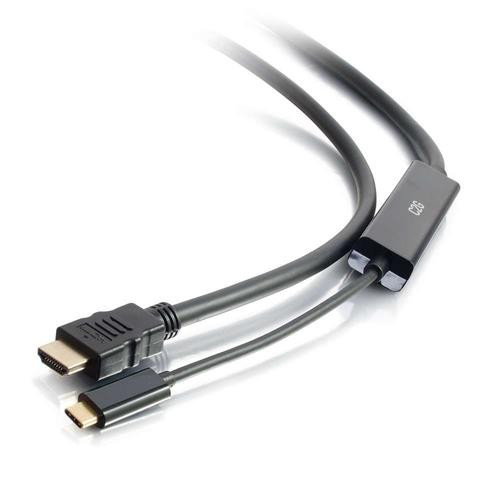 C2G Câble adaptateur audio/vidéo USB-C® vers HDMI® de 0,9 m - 4K 60Hz - 26888 C2G Câble adaptateur audio/vidéo USB-C® vers HDMI® de 0,9 m - 4K 60Hz - 26888