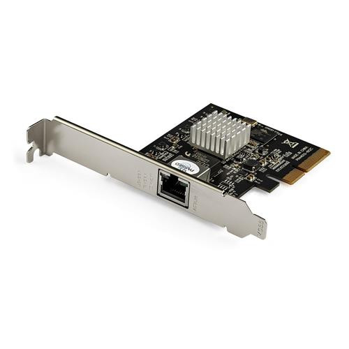 StarTech.com Carte Adaptateur Réseau PCIe 5G - Adaptateur d'Interface Réseau PCIe NBASE-T & 5GBASE-T 2.5BASE-T - 5/2.5/1GbE Multi Gigabit Ethernet Workstation NIC - Carte LAN 4 Vitesses - ST5GPEXNB