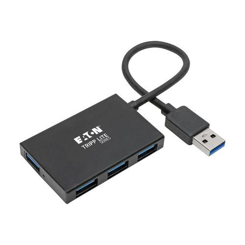 Tripp Lite  hub & concentrateur USB 3.2 Gen 1 (3.1 Gen 1) Type-A 5000 Mbit/s Noir - U360-004-4A-AL