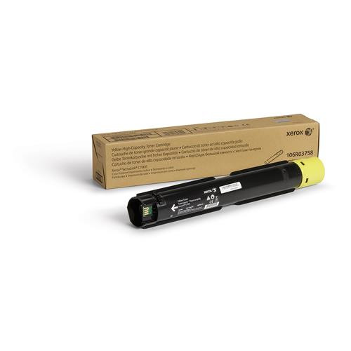 Xerox Cartouche de toner Jaune de Grande capacité Imprimante couleur ® VersaLink® C7000 (10100 pages) - - 106R03758