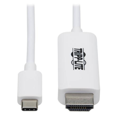 Tripp Lite  câble vidéo et adaptateur 1,83 m USB Type-C HDMI Type A (Standard) Blanc - U444-006-HWE