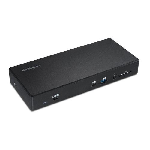 Kensington SD4850P Station d’accueil USB-C sans pilote 10 Gbits/s avec double vidéo 100W-DP++/HDMI-Windows - K34115NA