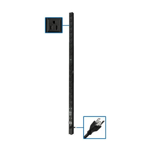 Tripp Lite  unité de distribution d'énergie 16 sortie(s) CA 0U Noir - PDUV15-48