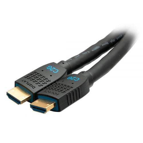 C2G Câble HDMI® haut débit actif ultra-flexible série Performance de 4,5 m - 4K 60 Hz, Indice CMG 4 pour installations murales - 10380