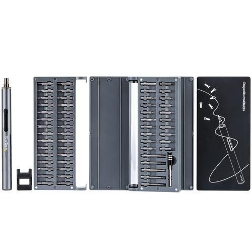 StarTech.com Tournevis de Précision Électrique - 55 Embouts - Mini Tournevis Magnétique sans Fil - Réparation Électronique, Portable, Ordinateur, Tablette & Smartphone - Tapis Magnétique - CTK55PCEDRIVE