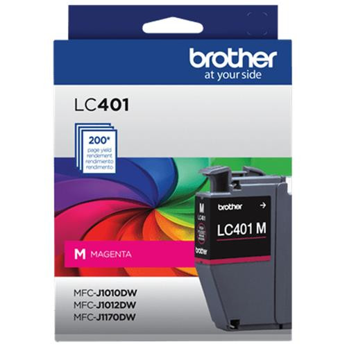 Brother LC401MS cartouche d'encre 1 pièce(s) Original Rendement standard Magenta - LC-401MS