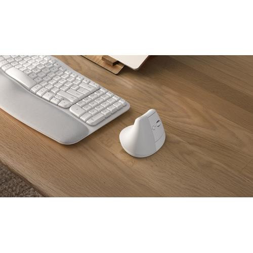 Logitech Lift souris Bureau Droitier RF sans fil + Bluetooth Optique 4000 DPI - 910-006469