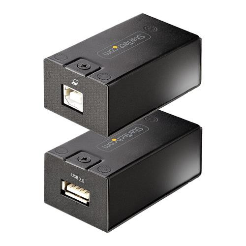 StarTech.com Prolongateur USB 2.0 Jusqu'à 150m sur Câble Ethernet Cat5e/Cat6 - Extender/Extendeur USB 2.0 - Extension USB 2.0 via Ethernet sur Câble LAN avec RJ45 - C15012-USB-EXTENDER
