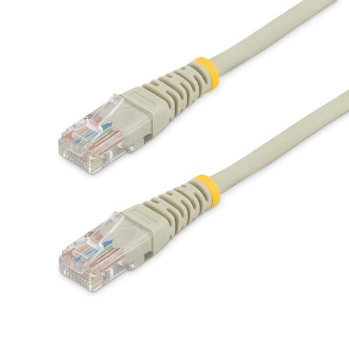 StarTech.com 100 ft Gray Molded Category 5e (350 MHz) UTP Patch Cable câble de réseau Gris 30,48 m - M45PATCH100G