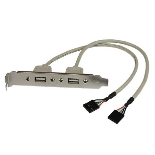 StarTech.com Adaptateur de plaque femelle 2 ports USB A - USBPLATE