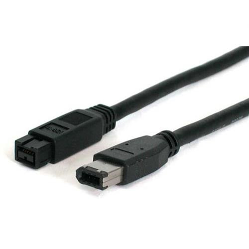 StarTech.com 6 ft 1394b Firewire Cable 9-6 Pin M-M 1,8 m Noir - 1394_96_6