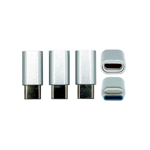 VisionTek  changeur de genre de câble USB Type-C Micro USB Argent - 901265 VisionTek  changeur de genre de câble USB Type-C Micro USB Argent - 901265