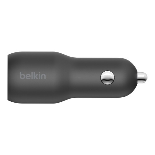 Belkin CCB004bt1MBK-B5 Smartphone Noir Allume-cigare Charge rapide Intérieure - CCB004BT1MBK-B5