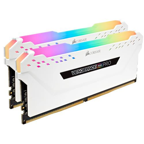 Corsair Vengeance RGB  module de mémoire 16 Go 2 x 8 Go DDR4 3200 MHz - CMW16GX4M2C3200C16W Corsair Vengeance RGB  module de mémoire 16 Go 2 x 8 Go DDR4 3200 MHz - CMW16GX4M2C3200C16W
