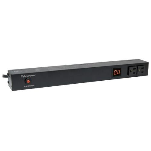 CyberPower  unité de distribution d'énergie 12 sortie(s) CA 1U Noir - PDU15M2F10R