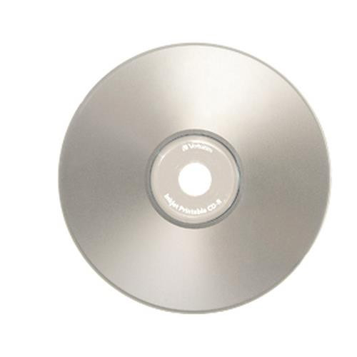 Verbatim CD-R 80MIN 700MB 52X Silver Inkjet Printable 50pk Spindle 700 Mo 50 pièce(s) - 95005 Verbatim CD-R 80MIN 700MB 52X Silver Inkjet Printable 50pk Spindle 700 Mo 50 pièce(s) - 95005