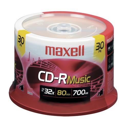 Maxell  CD vierge CD-R 700 Mo 32x 30 pièce(s) - 625335