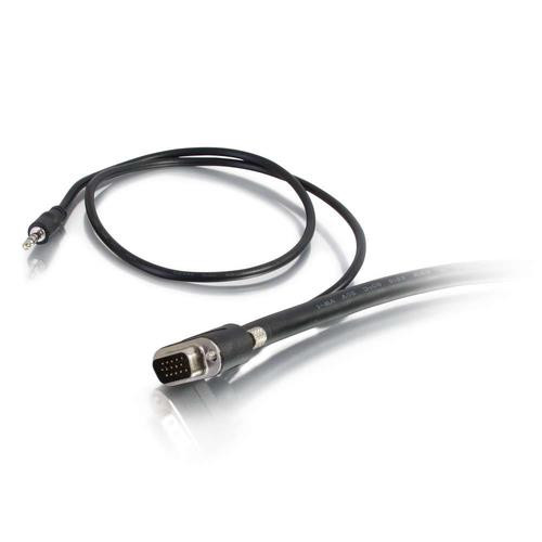 C2G 6ft VGA + 3.5mm M/M 1,83 m VGA (D-Sub) + 3,5 mm Noir - 50225