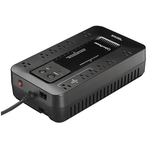 CyberPower  alimentation d'énergie non interruptible Veille 0,75 kVA 450 W 12 sortie(s) CA - EC750G