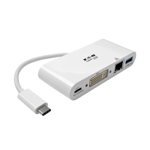 Tripp Lite  adaptateur graphique USB Blanc - U444-06N-DGU-C