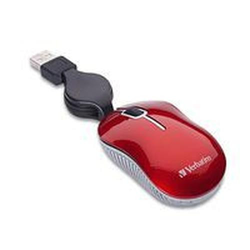 Verbatim  souris Voyage Ambidextre USB Type-A Optique - 98619