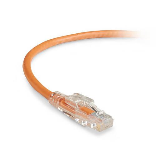 Black Box GigaTrue 3 CAT6 1ft câble de réseau Orange 0,3 m U/UTP (UTP) - C6PC70-OR-01