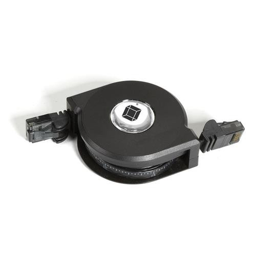 Black Box  câble de réseau Noir 2 m - CAT6-RETRACT