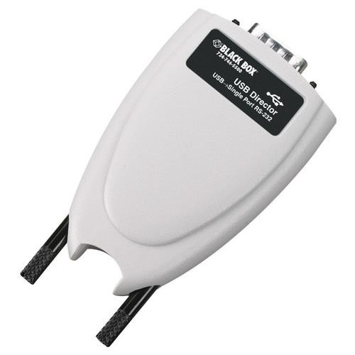 Black Box  convertisseur série, répéteur et isolateur USB 2.0 RS-232 Gris - IC1000A