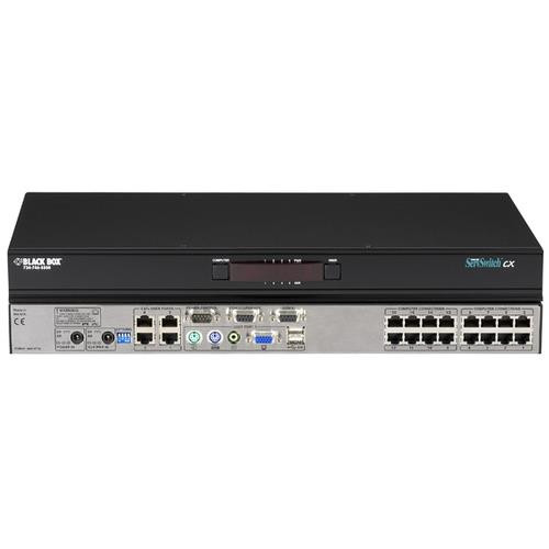 Black Box ServSwitch CX commutateur écran, clavier et souris Grille de montage Noir - KV0416A-R2